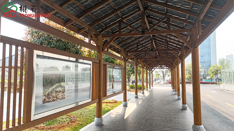 竹裝配式文化連廊