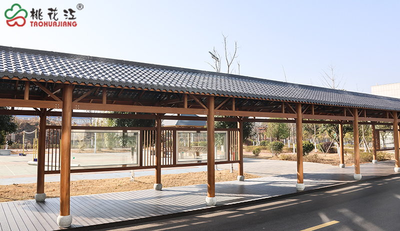 竹裝配式文化連廊